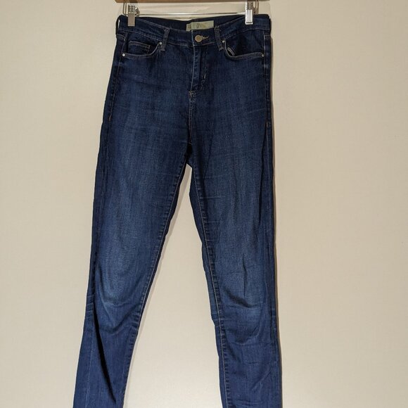 Topshop Leigh Moto Skinny Jeans Blue Size 28 - Picture 2 of 8